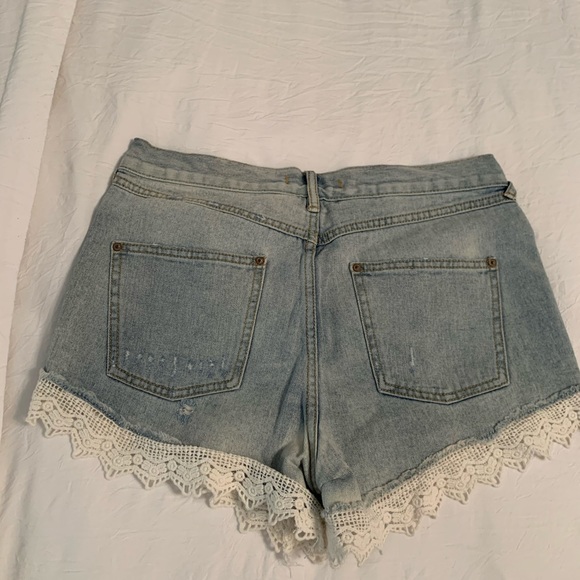 Free People Lacey Denim Cutoff Shorts - Picture 3 of 4